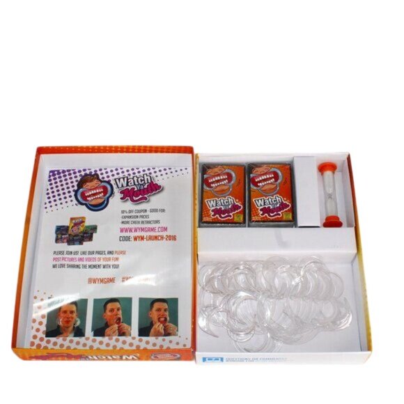 Watch Ya' Mouth Board Mouthguard Party Game Open Box - Picture 2 of 6